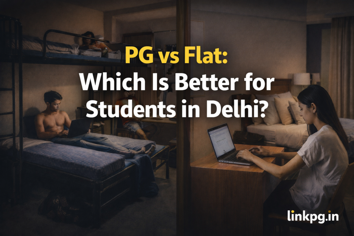 PG vs Flat: Which Is Better for Students in Delhi?